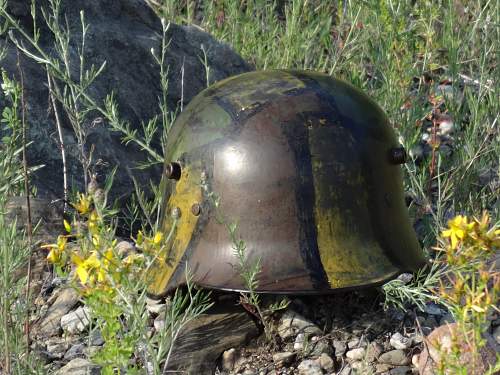 1917 Camo Stahlhelm