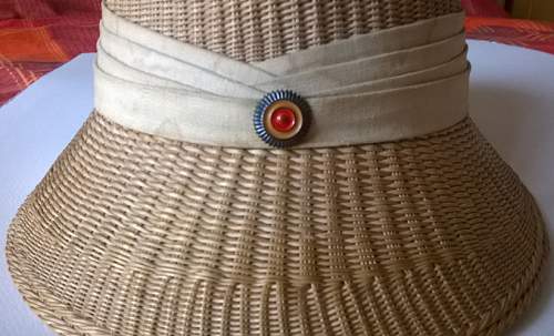 Imperial german straw sun hat?