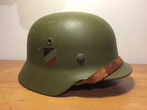 NEED HELP! Bought a new German Helmet, identifying Soldier?