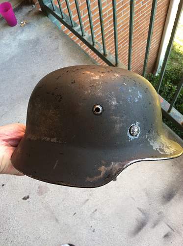 M35 that was turned into a biker helmet