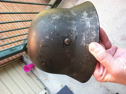 M35 that was turned into a biker helmet