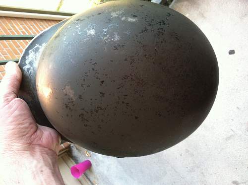 M35 that was turned into a biker helmet