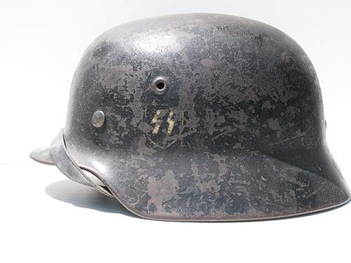 M40 Luftwaffe FFI Black Helmet