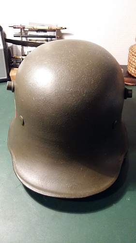 Opinions needed on this M18 cavalry helmet