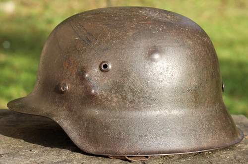 Battle damaged helmet opinions - not everyone's cup of tea