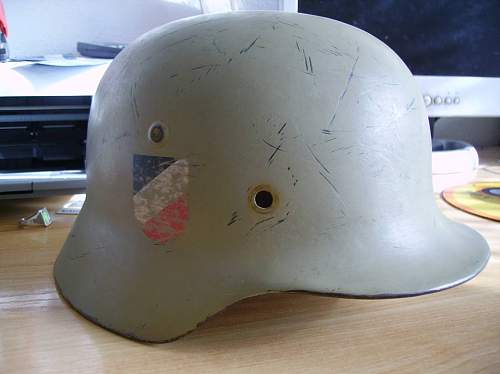 Fake German Steel helmets