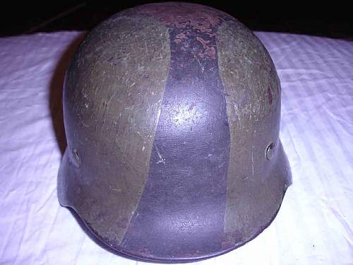 Waffen SS Foreign Latvia Volunteers Camo Helmet?