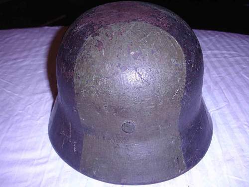 Waffen SS Foreign Latvia Volunteers Camo Helmet?