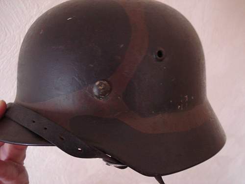 German turtle camo helmet