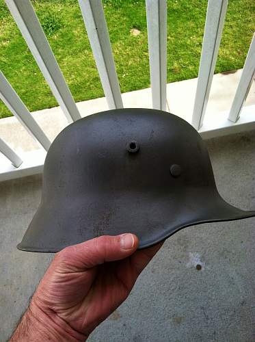 Ww1/ww2 German m18 transitional helmet si66