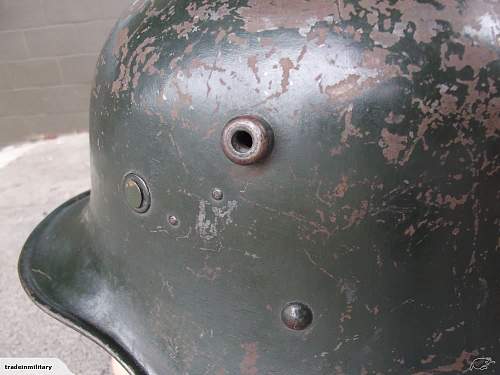 Early transitional WW1 era helmet?