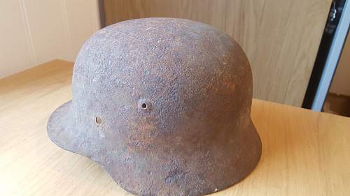 German helmet, Restoring or just cleaning it?