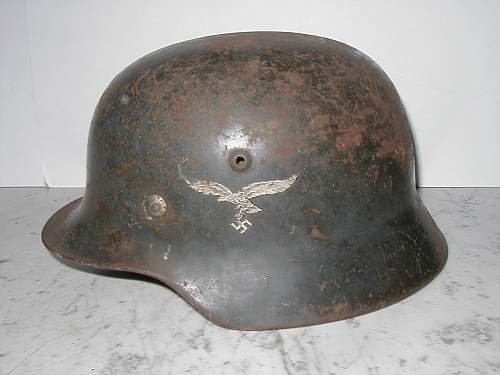 Thoughts on this Luftwaffe helmet and belt?