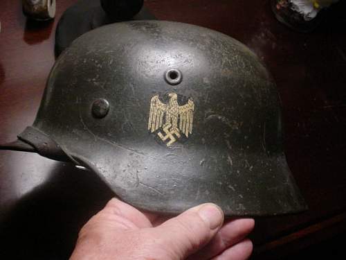 German army helmet,vet family buy.