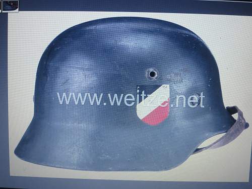 NEED HELP   Luftwaffe M35 DD  SE 62  -- right helmet with all good matching components ?