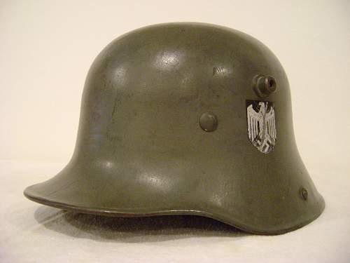 Transitional DD Heer M16 - ET64 - Austrian Chin Strap Bales ?