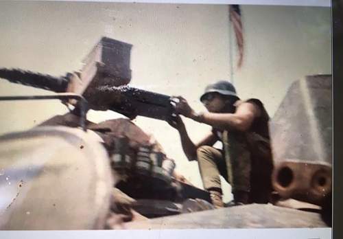 German helmets used in Vietnam