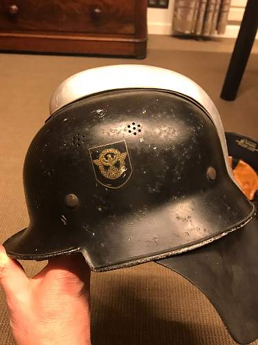 M34 fireman's helmet for review