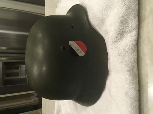 Need Help with German Helmet- Is it repainted?