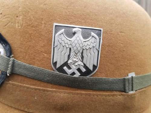 WW2 DAK Pith helmet real or fake