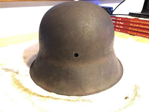 Is this a real M42 Stahlhelm?