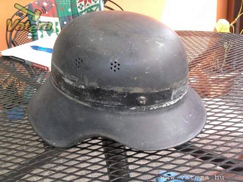 Unusual Luftschutz helmet