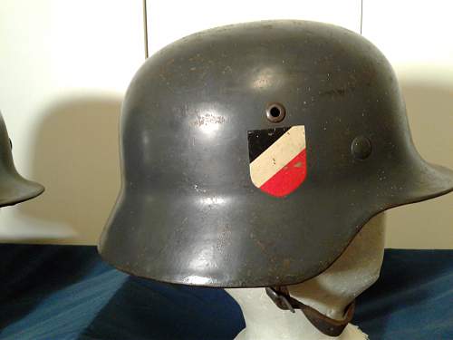 My Luftwaffe M35 helmets.