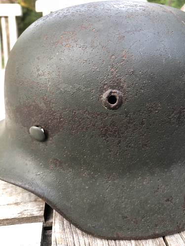 Apple Green M35 Helmet Shell