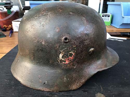 M35 helmed in bad condition
