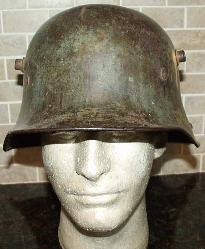 Two german helmets gift