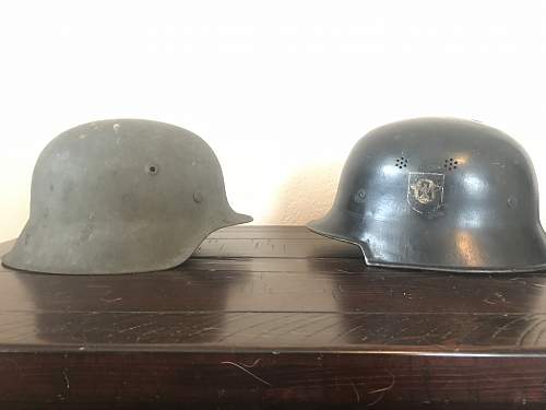 M42 and police/civic helmet