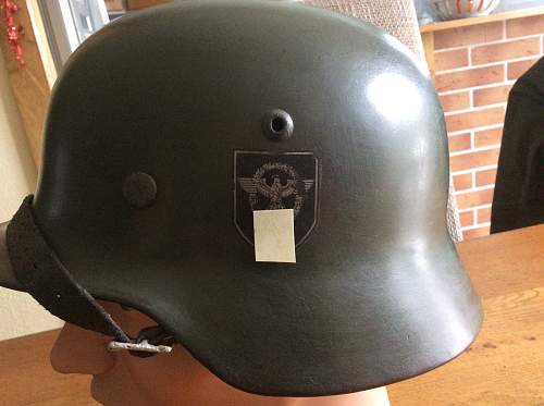 Polizei Stahlhelm original?