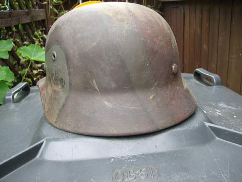 Repainted M40 DD helmet