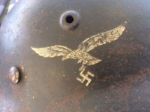 Luftwaffe stahlhelm for your opinion