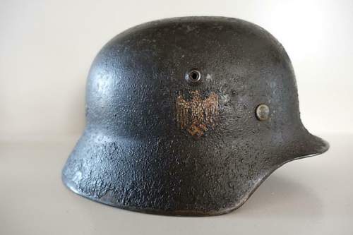 Real M40 Qeust helmet? Kriegsmarine?