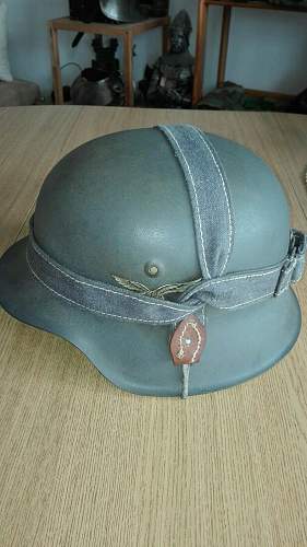 Fake German Steel helmets