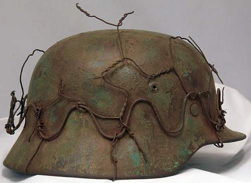 M35 Re-issue wire helmet