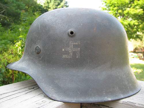 M42  helmet - possible volksturm use