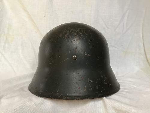 Combat Weight Screen Vent Himmler Luftschutz Helmet