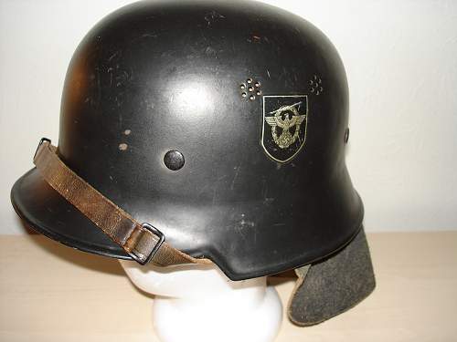 Early Fire Police Helmet