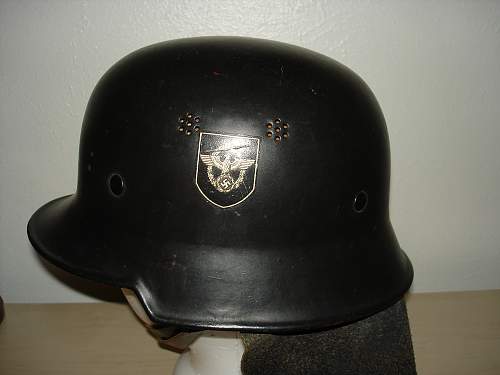 Early Fire Police Helmet