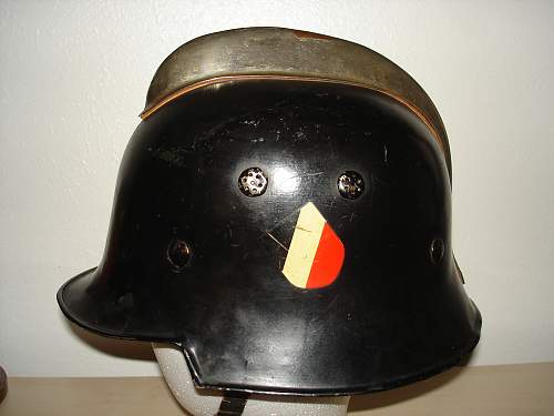 Early Fire Police Helmet