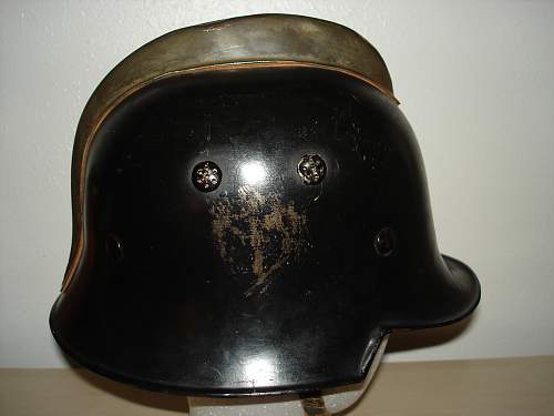 Early Fire Police Helmet