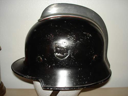 Early Fire Police Helmet