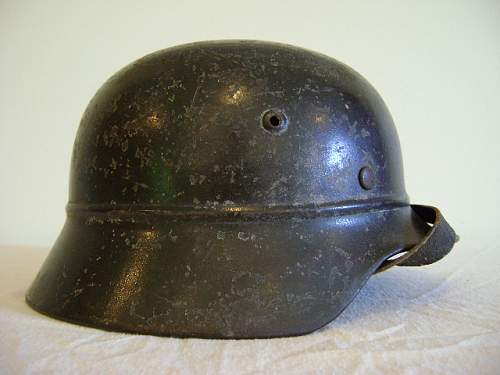 M40 beaded helmet, restauration question