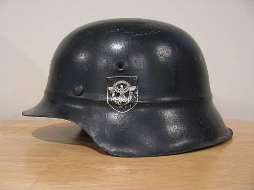 M40 beaded helmet, restauration question