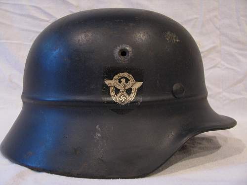 M40 beaded helmet, restauration question