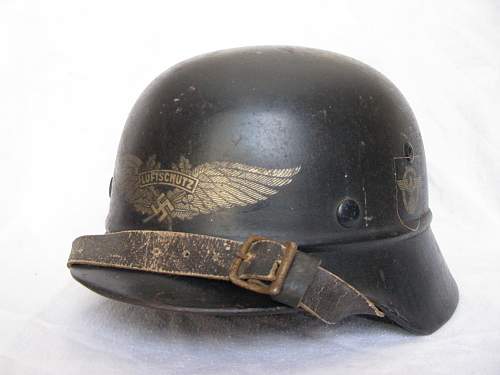 M40 beaded helmet, restauration question