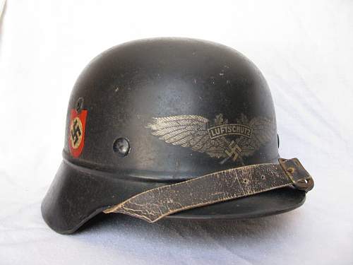 M40 beaded helmet, restauration question