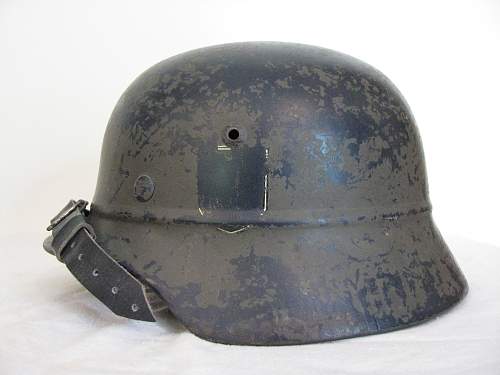 M40 beaded helmet, restauration question